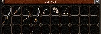 Silahçı NPC dükkânı